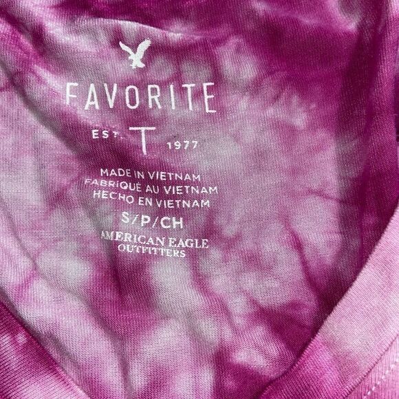 American eagle favorite tee tye dye top - Picture 2 of 4